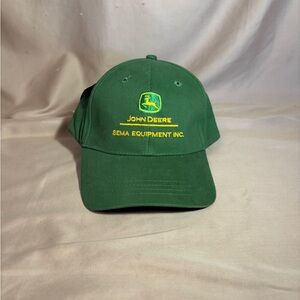 John Deere Mens Hat Cap Green Owners Edition Cary Francis Group Embroidered NWT